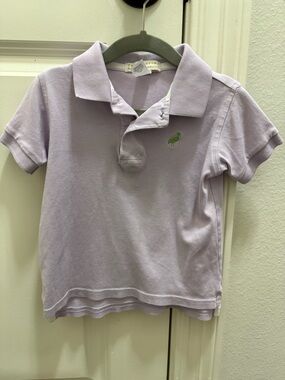 The Beaufort Bonnet Company Lilac Polo with Green Embroidery
